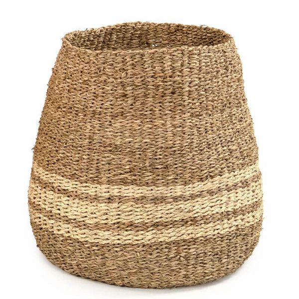 seagrass palm leaf basket