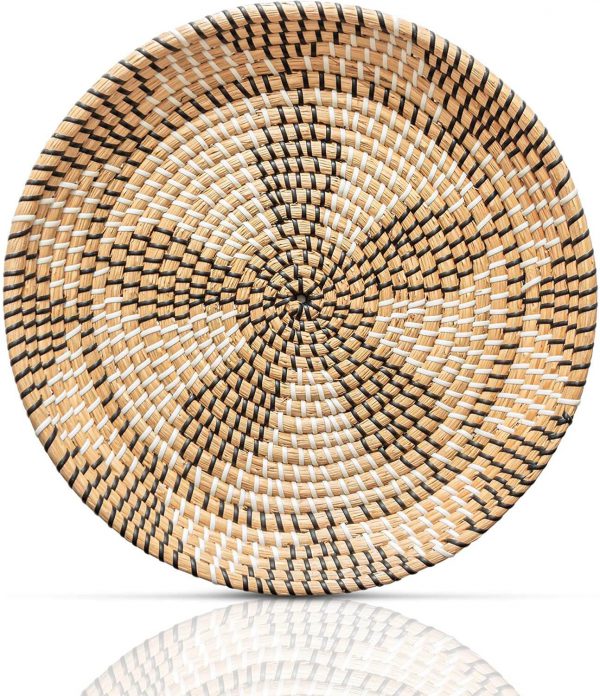 If you love boho décor, why not create the perfect on-trend boho chic wall with this Handwoven Wall Hanging Plate.