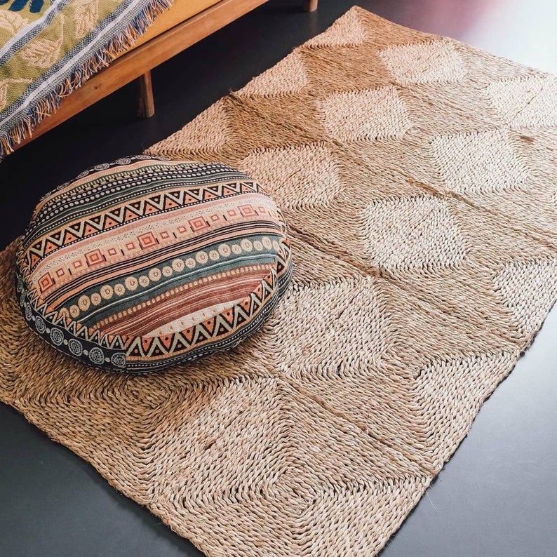 Hand Woven Seagrass Rug