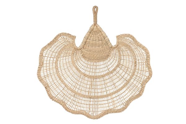 Bring natural, bohemian, rustic style to your home with this natural seagrass wall fan. Perfect for adding textural interest to your home.