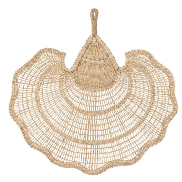 Bring natural, bohemian, rustic style to your home with this natural seagrass wall fan. Perfect for adding textural interest to your home.