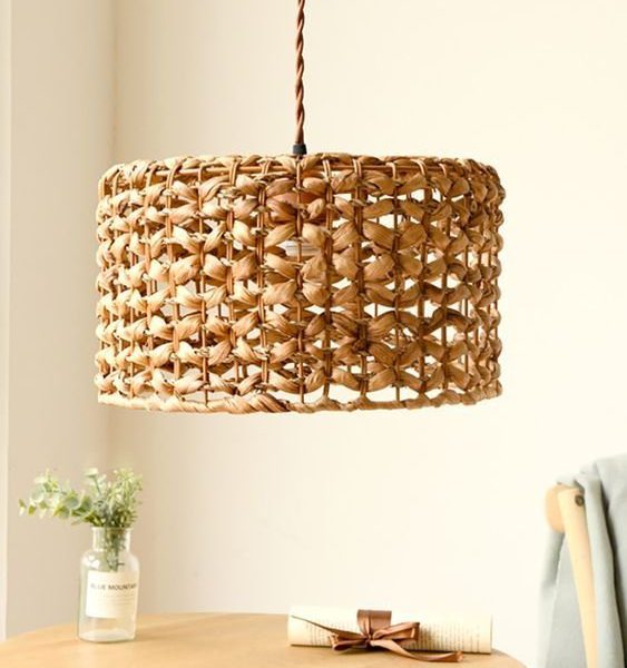 Infuse your space with casual appeal with classic Natural Woven Water Hyacinth Lamp Shade. This will make your home more stylish and rustic.