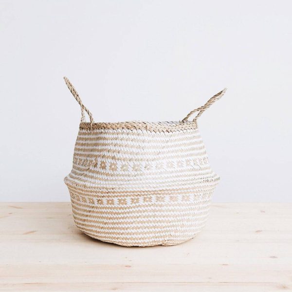 Check out wholesale white belly basket made of seagrass by Vietnamese artisans, it's cheap yet very stylish and authentic