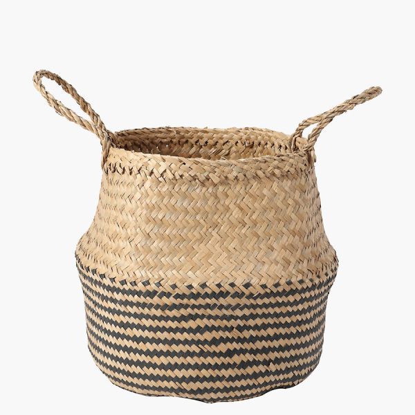 Check out wholesale black bottom belly basket made of seagrass for the very best in unique or handmade natural pieces from Vietnam