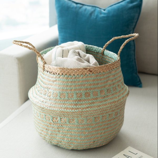 Handcrafted Seagrass Belly Basket from Vietnam 100% Organic & Sustainable
