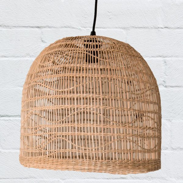 Taking a fresh look at pattern and texture, this seagrass pendant light sets a contemporary mood with its textured weave design.