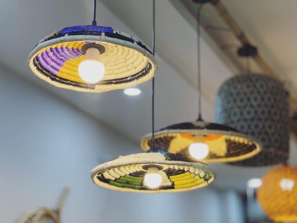 We are in love with this woven seagrass pendant light that will create cosy atmosphere with its irresistible boho look