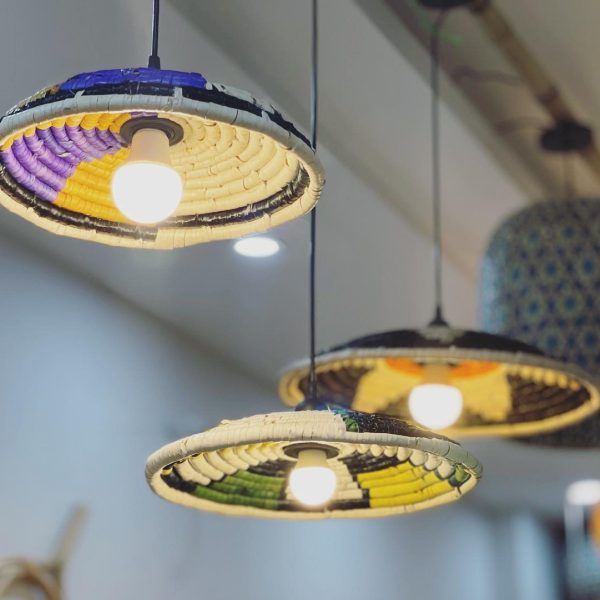 We are in love with this woven seagrass pendant light that will create cosy atmosphere with its irresistible boho look