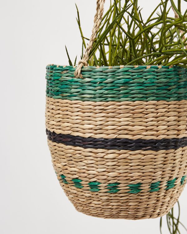Wholesale Colorful Handwoven Seagrass Planter