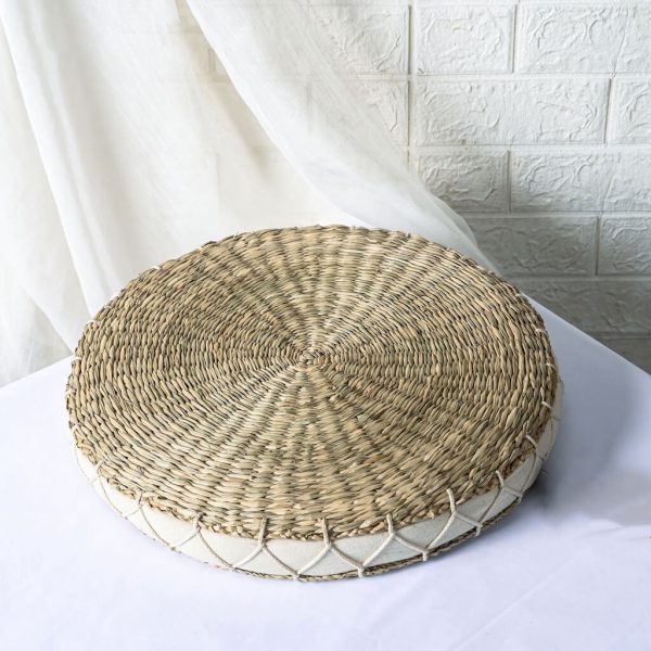 Japanese style Seagrass Seat Cushion can be used both indoors and outdoors, however, is recommended not to leave outside in rainy weather