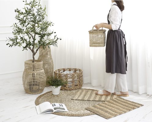 Let Greenvibe Handicrafts recommend the most well-liked wholesale wicker rugs and carpets that are also our best sellers to you.