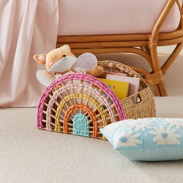 The cuteness, adorable, funny, and lovely of Rainbow Hyacinth Storage Basket will make your baby use them to store their toys.
