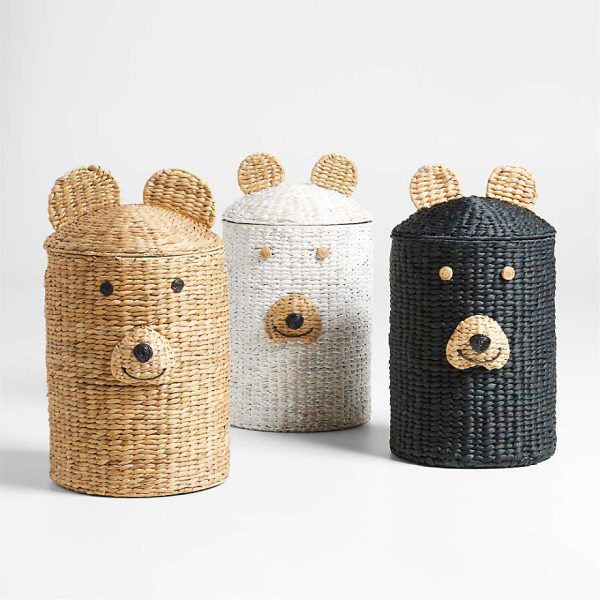 The cuteness, adorable, funny, and lovely of Bear Hyacinth Hampers will make your baby use them to store their toys.