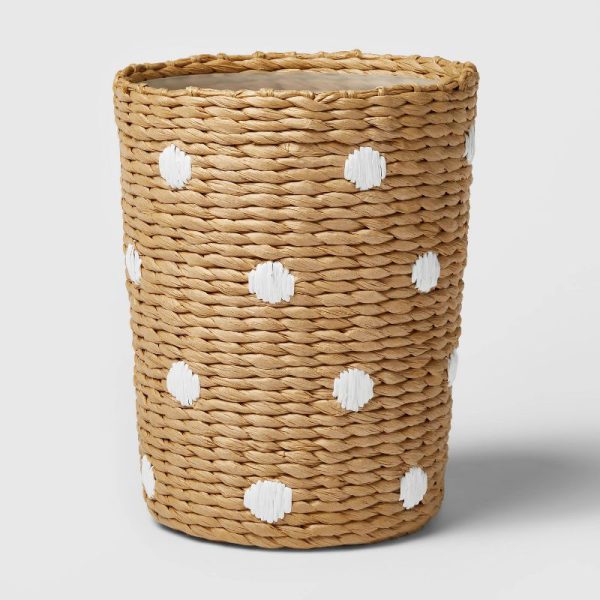 The cuteness, adorable, funny, and lovely of Paper Dot Hyacinth Basket will make your baby use them to store their toys.