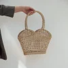 Women's seagrass handbag, which is appropriate for any occasion, will make a woman more elegant, beautiful, and outstanding in the crowd.