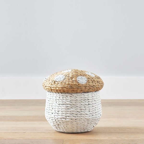 The cuteness, adorable, funny, and lovely of Mushroom Basket will make your baby use them to store their toys.