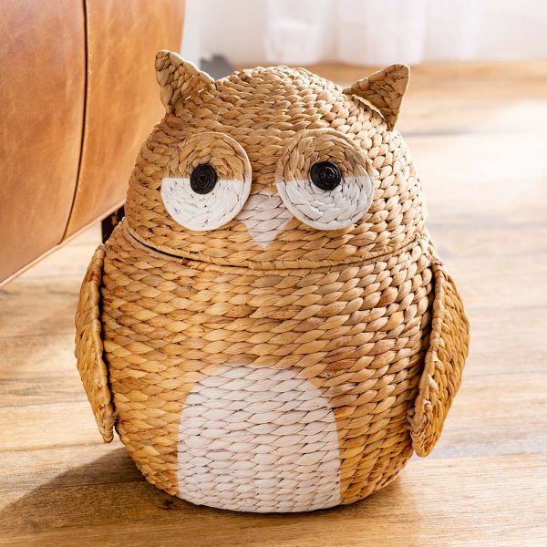 The cuteness, adorable, funny, and lovely of Owl Hyacinth Basket will make your baby use them to store their toys.