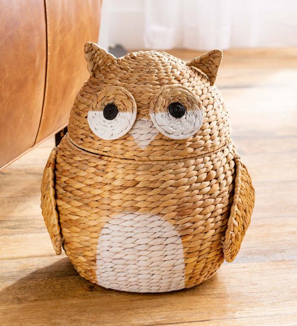 The cuteness, adorable, funny, and lovely of Owl Hyacinth Basket will make your baby use them to store their toys.