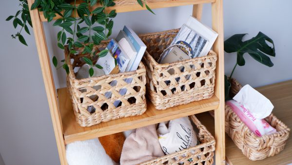 small open weave baskets
