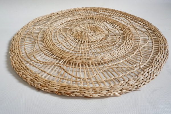 seagrass placemat round woven