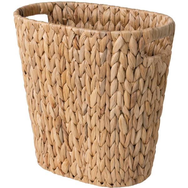 Water Hyacinth Trash Can storage basket water hyacinth basket for bathroom