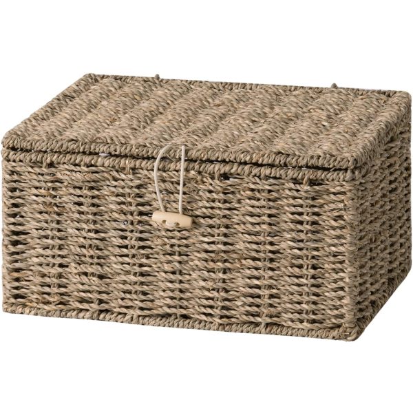 woven storage basket home decor basket for shelf bathroom