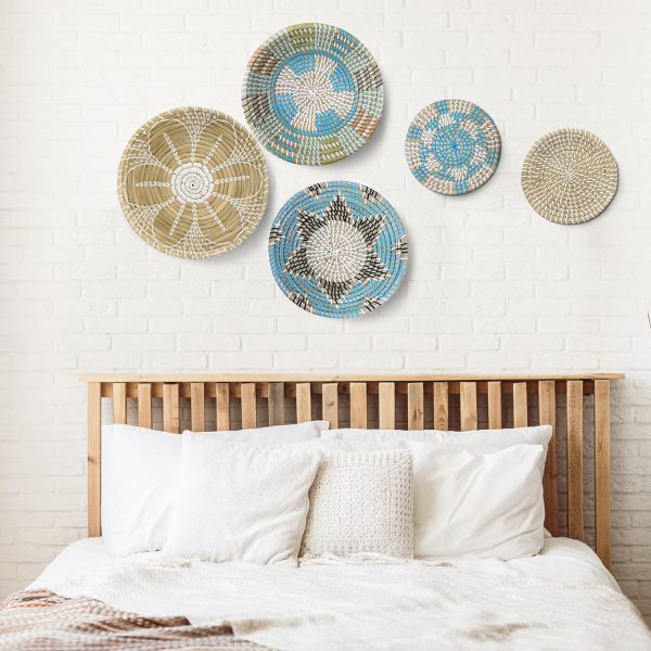 Set of 5 Decorative Wall Basket